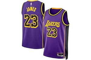 OUTERSTUFF Lebron James Los Angeles Lakers NBA Kids Youth 8-20 Purple Statement Edition Swingman Jersey