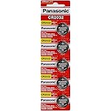Panasonic CR2032 Lithium 3 Volt Battery (5 pieces)