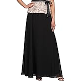Alex Evenings Womens Full Length Formal Maxi Skirt, Perfect for Special Evening to Party Guest (Petite and Regular Sizes)