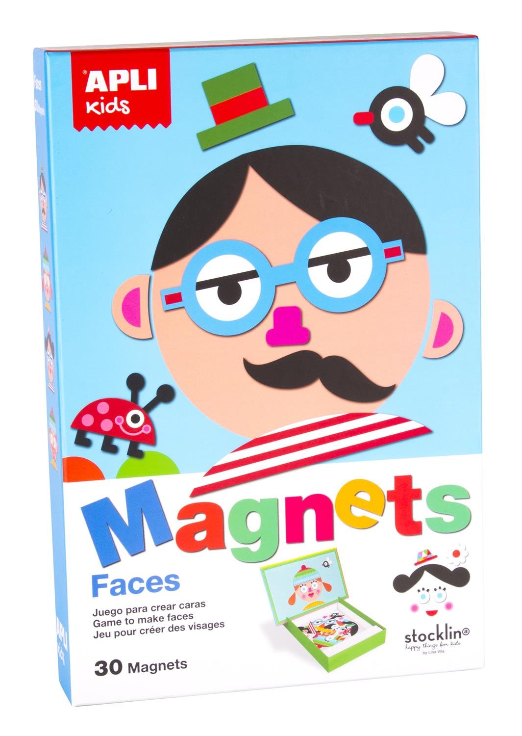 Apli Apli14561 Faces Magnets Game