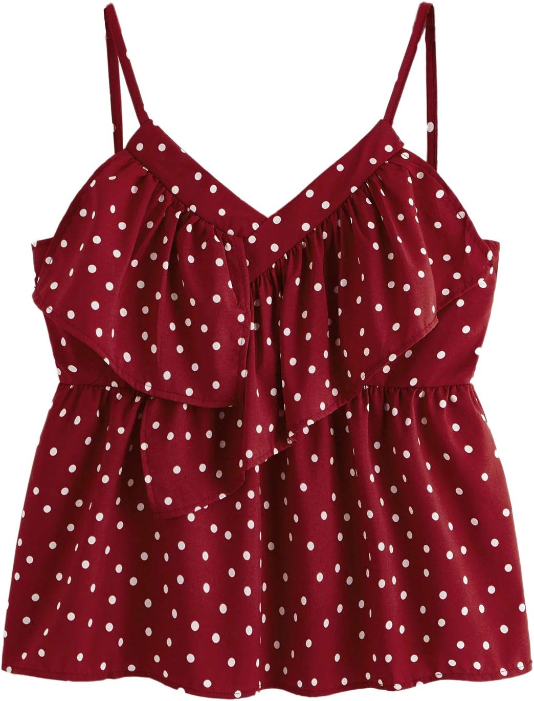 polka dot spaghetti strap top