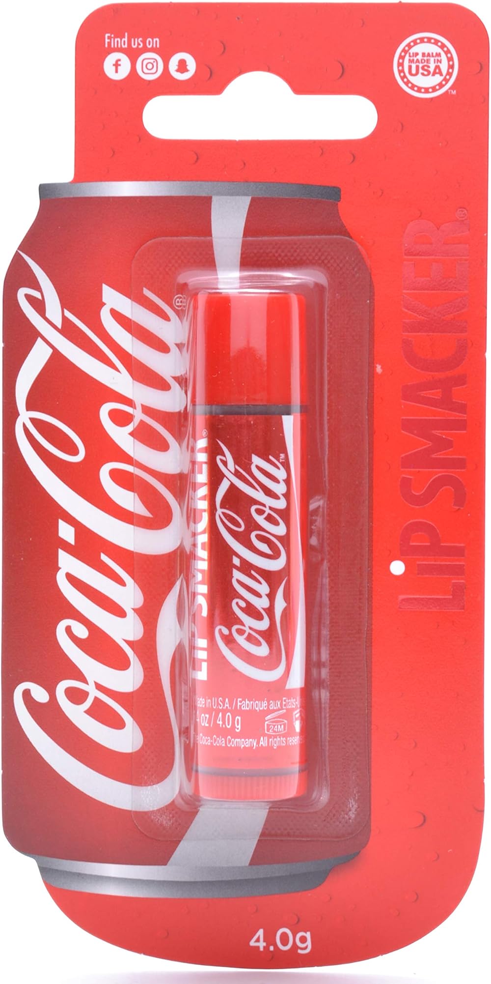 Markwins Lip Smacker Coca-Cola Classic Lip Balm Hydrating