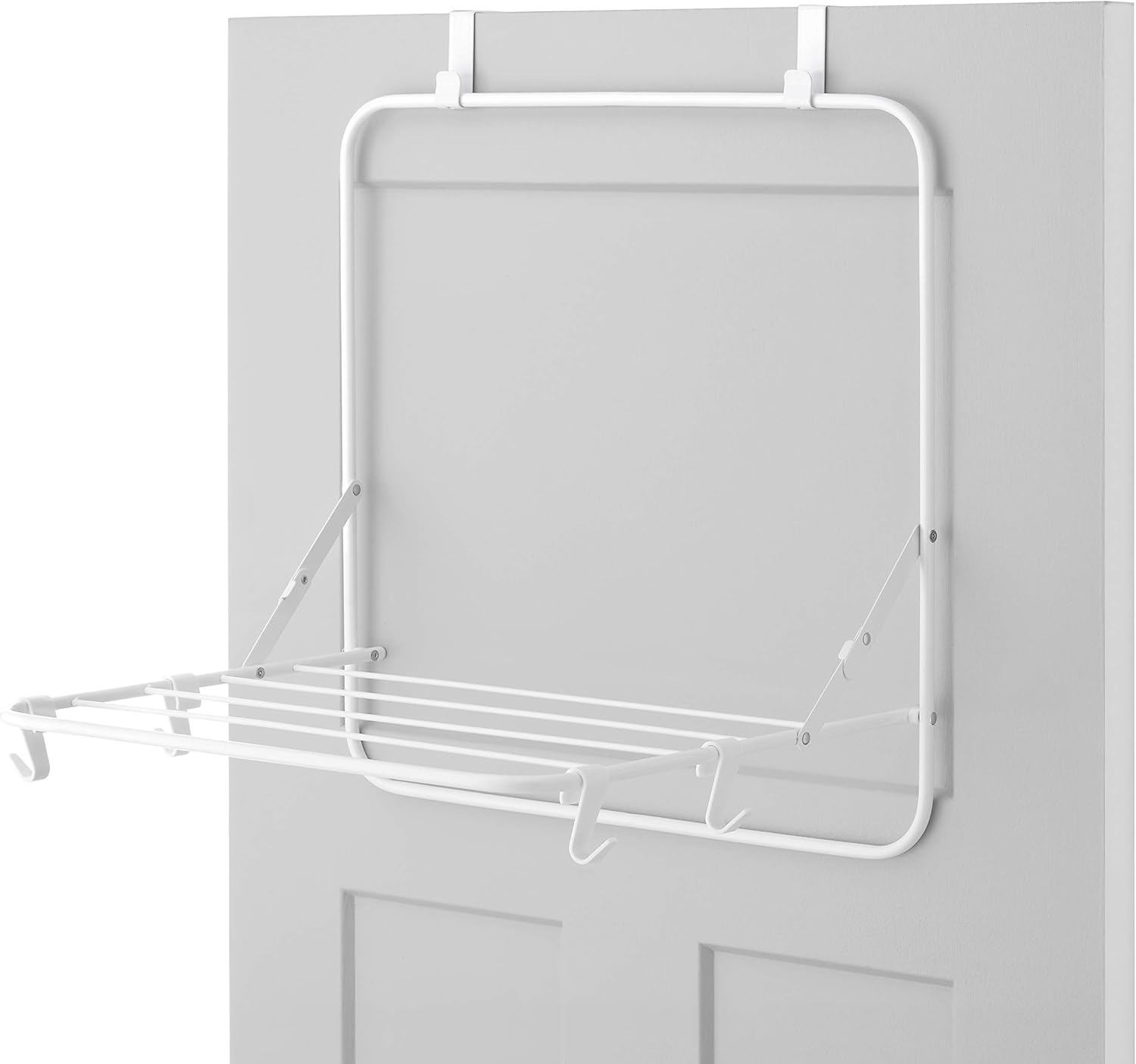 Whitmor Over The Door Drying Rack, White