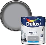 Dulux Walls & Ceilings Matt Emulsion Paint Warm Pewter 2.5L