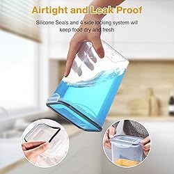 YASHE Airtight Pantry Storage Containers Set of