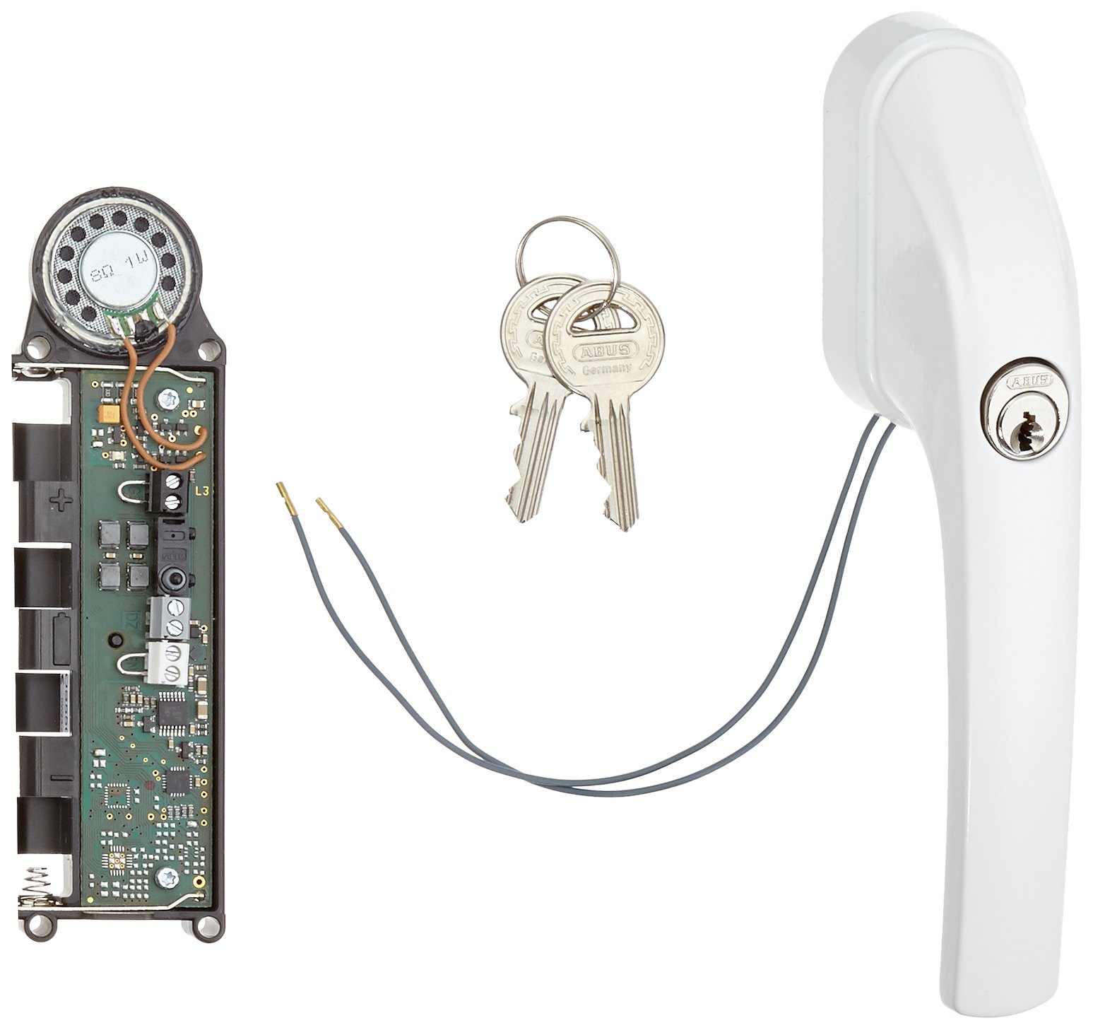 Abus Stable Window Bar Lock with Alarm FOS550 A, 07299