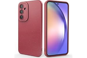 MWPVKX Samsung Galaxy s23 Fe Case: Liquid Silicon Protective Military, Grade Armor Samsung s23 fe Case,Heavy Duty Protection Phone Cases (Cherry red)