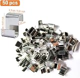 HONGCI 50 Pcs Z Clips for Greenhouse Glass Stainless Steel 304 view 2
