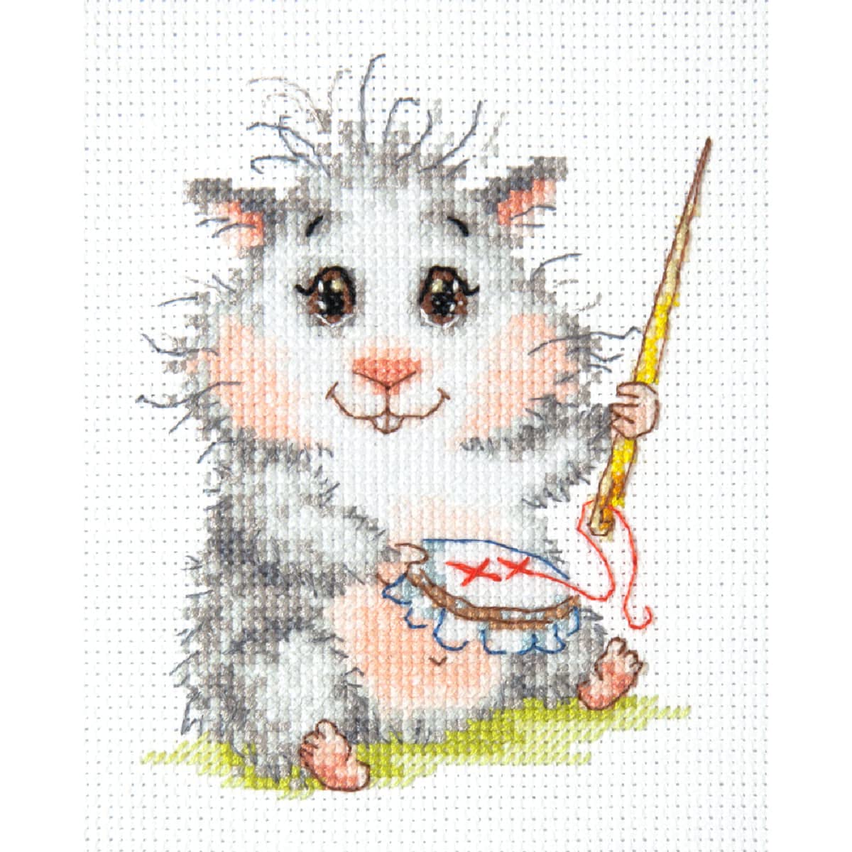 Magic Needle 19-19 ZW Wonderful Needle Cross Stitch Kit with Zweigart Edition, Cotton, Multi-Colour, 10 x 12 cm