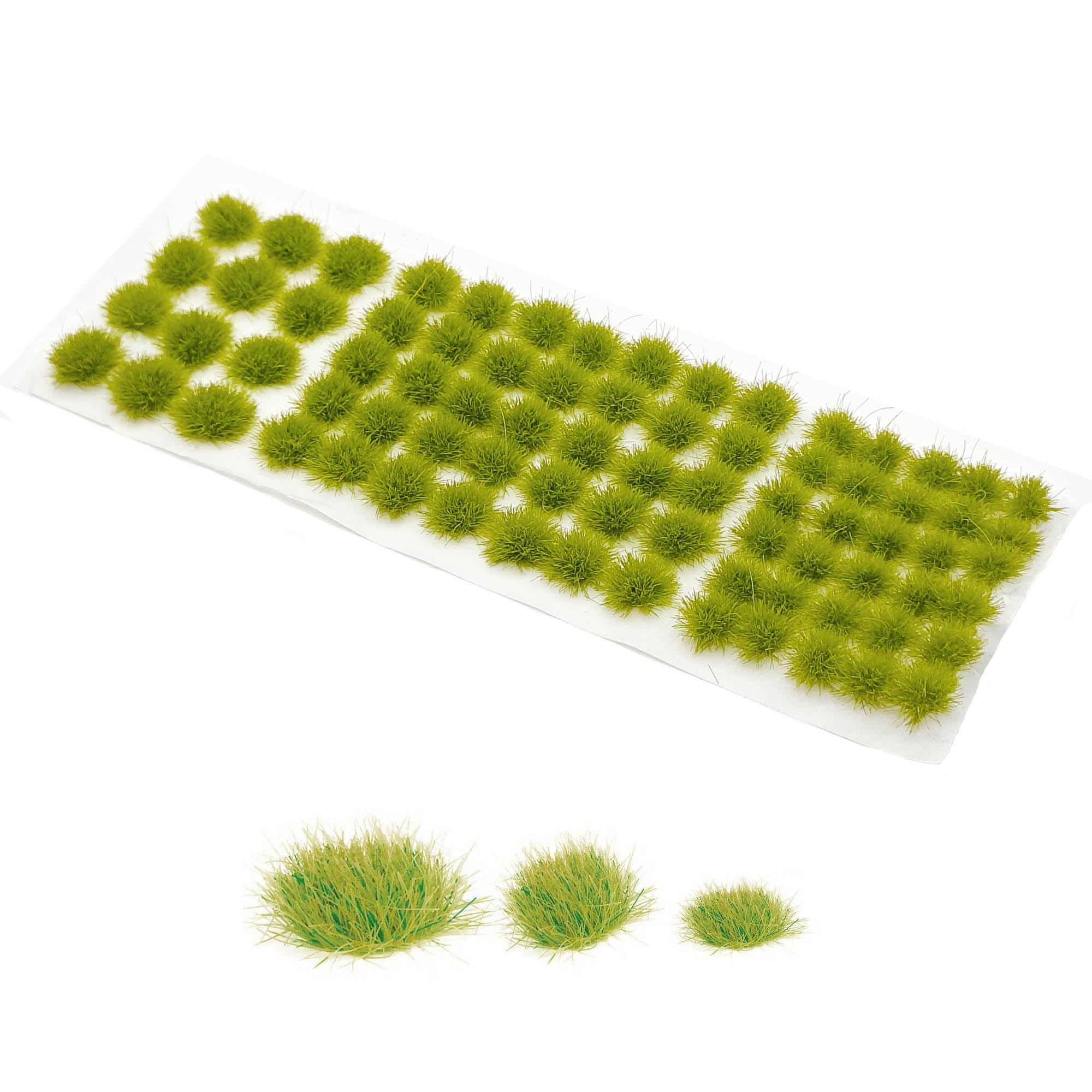 HAOBIN Model Making Accessories Grass Tufts Model Making Grass Miniature Decorative Grass Mat Model Making Model Railway Model Making Used for DIY Railway Train Landscape Artificial Grass Modelling