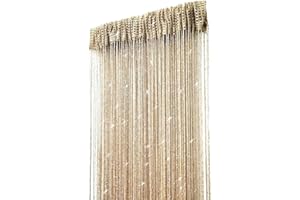 Decorative Door String Curtain Wall Panel Fringe Window Room Divider Blind Divider Tassel Screen Home 39x79 Inch
