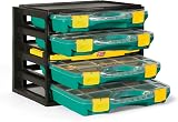 Tayg 301001 Multibox 4 Organiser Cases 335x250x275mm Yellow Green Black view 6