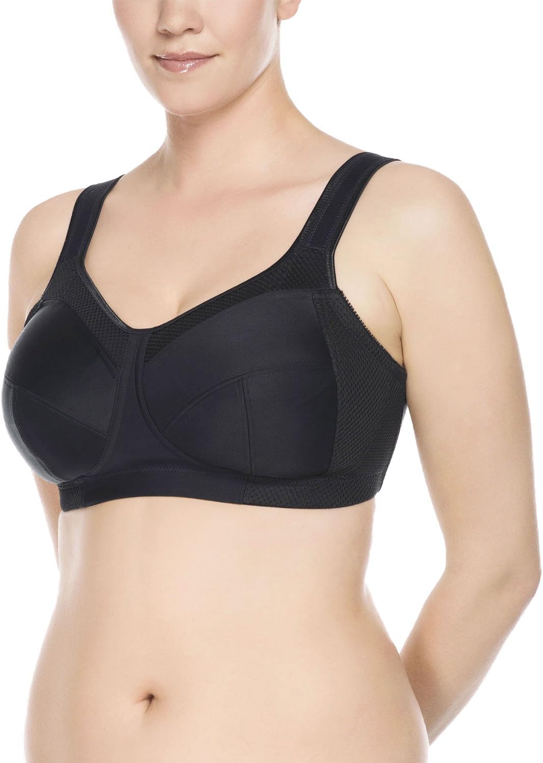 Ulla Kate Women's Non-wired Plus Size Supporting Sports Bra 6028 32-56 D-N