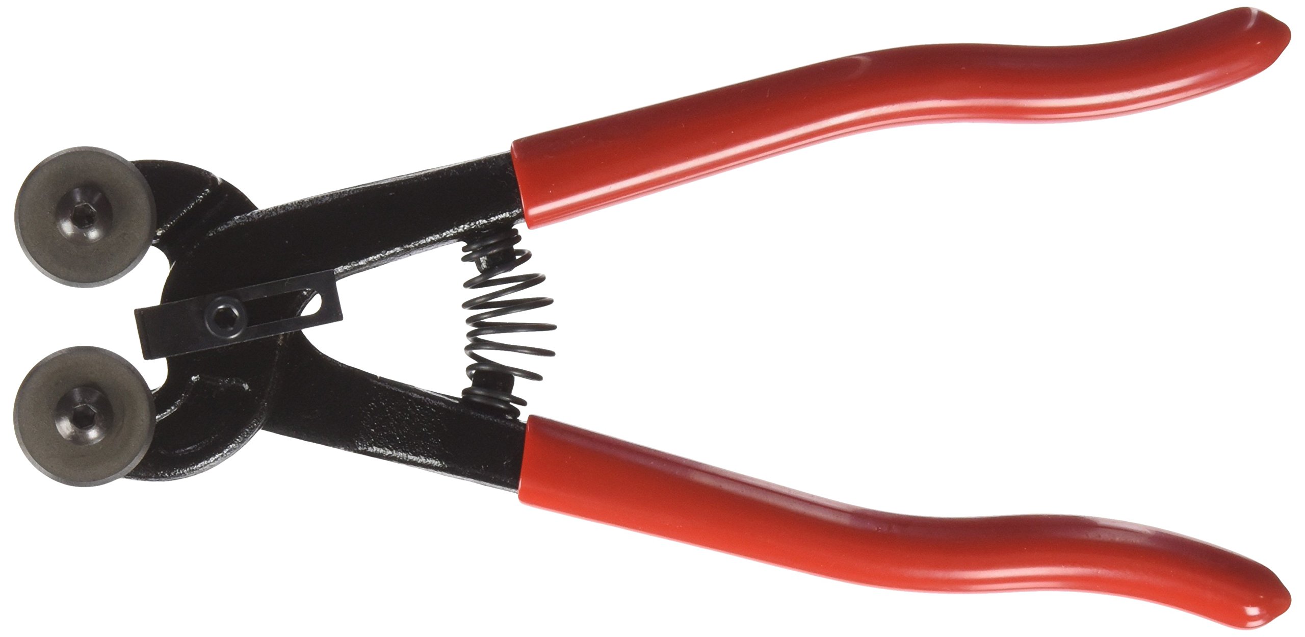 Diamond Tech Crafts Wheeled Glass Nippers, Alloy Steel, Red, 1 Pack