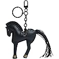 Autumnwell Horse Keychain, Hanging Charm Accessory for Purse, Bag and Backpacks Pony Key Chain for Women