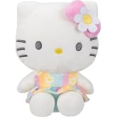 Jazwares Hello Kitty&reg; and Friends - 8-Inch Hello Kitty Pastel Florals Plush - Officially Licensed Sanrio&reg; Product from Ages 6+