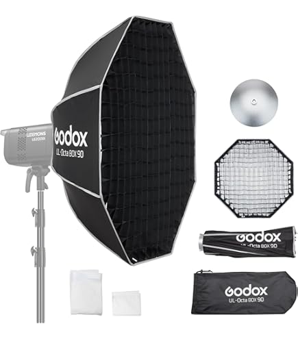 Octagon Softbox - Rejilla Celular De 6x6x3 Cm Para Enfoque De Luz En Fotografía De Retratos Y Grabación De Video, Compatible Con Softbox Octagonal, Control De Reflejos