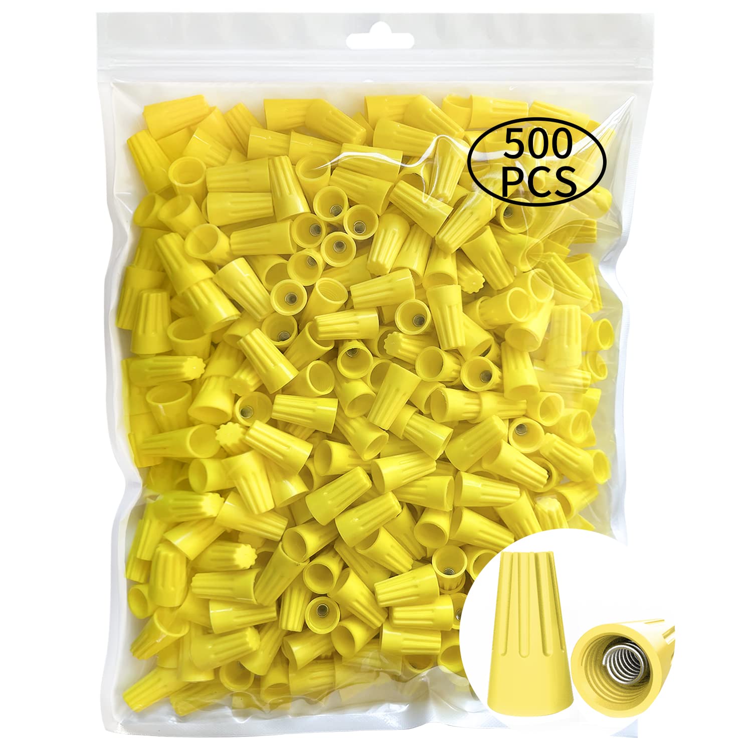Electrical Wire Connector (20-10 AWG (Yellow))