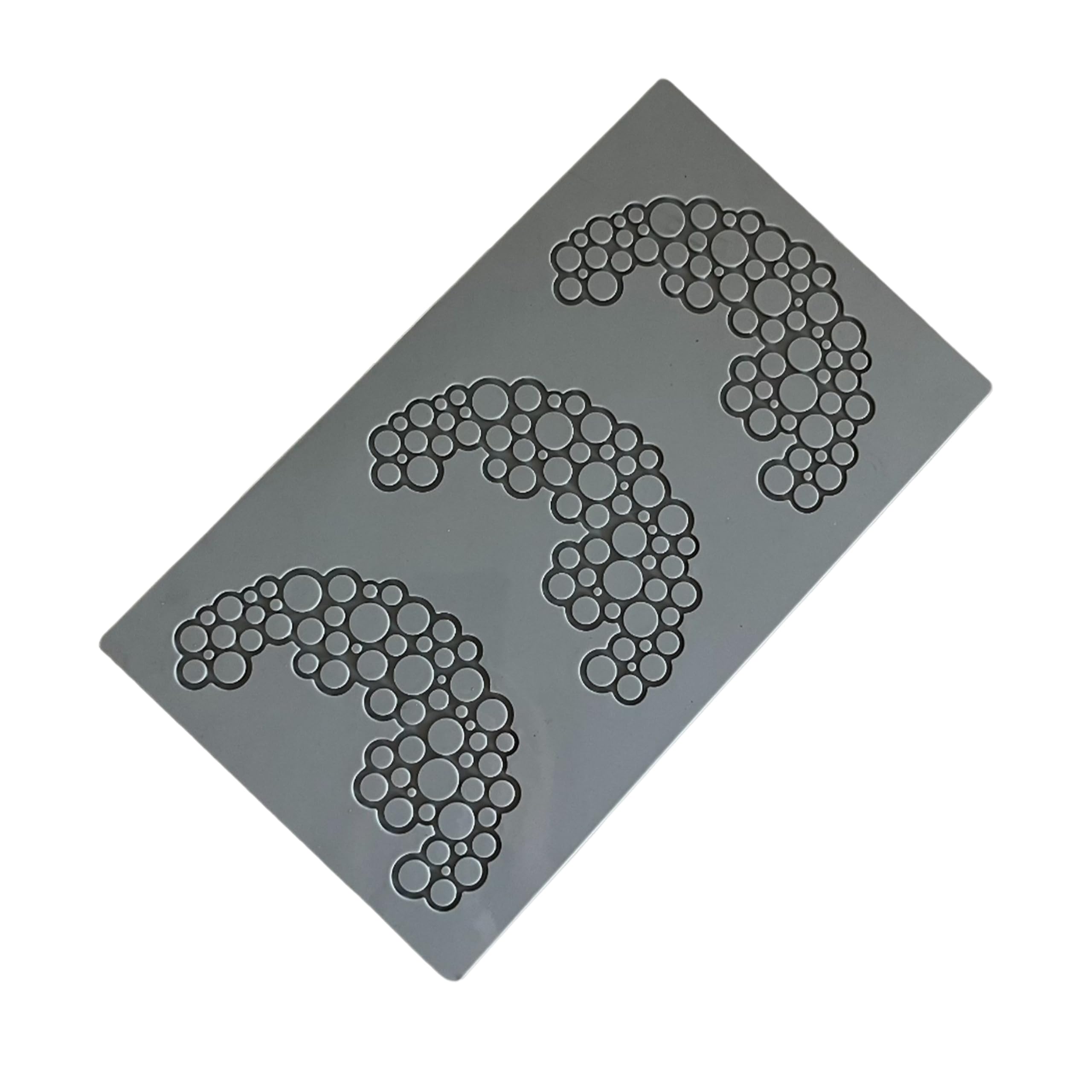 Silicone Mould for Decorations Circles 1 Crescent PR004 Pavoni