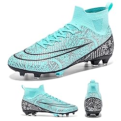 HESBITEUL Men's Soccer Cleats Women Indoor Turf