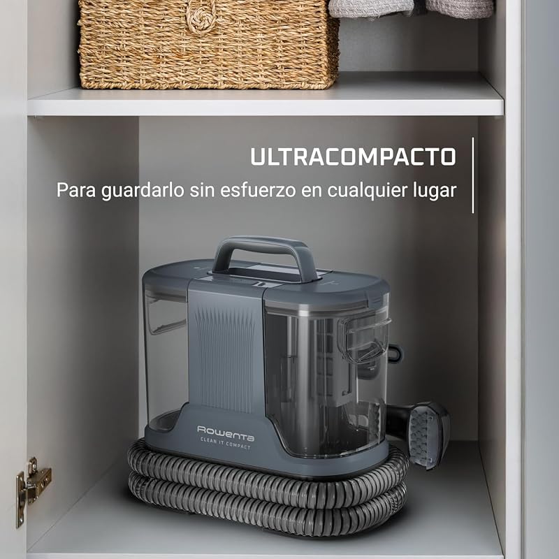 Clean It Compact, Aspiradora tapicerías 400W, 3 Acc, Hasta 11,5 Kpa
