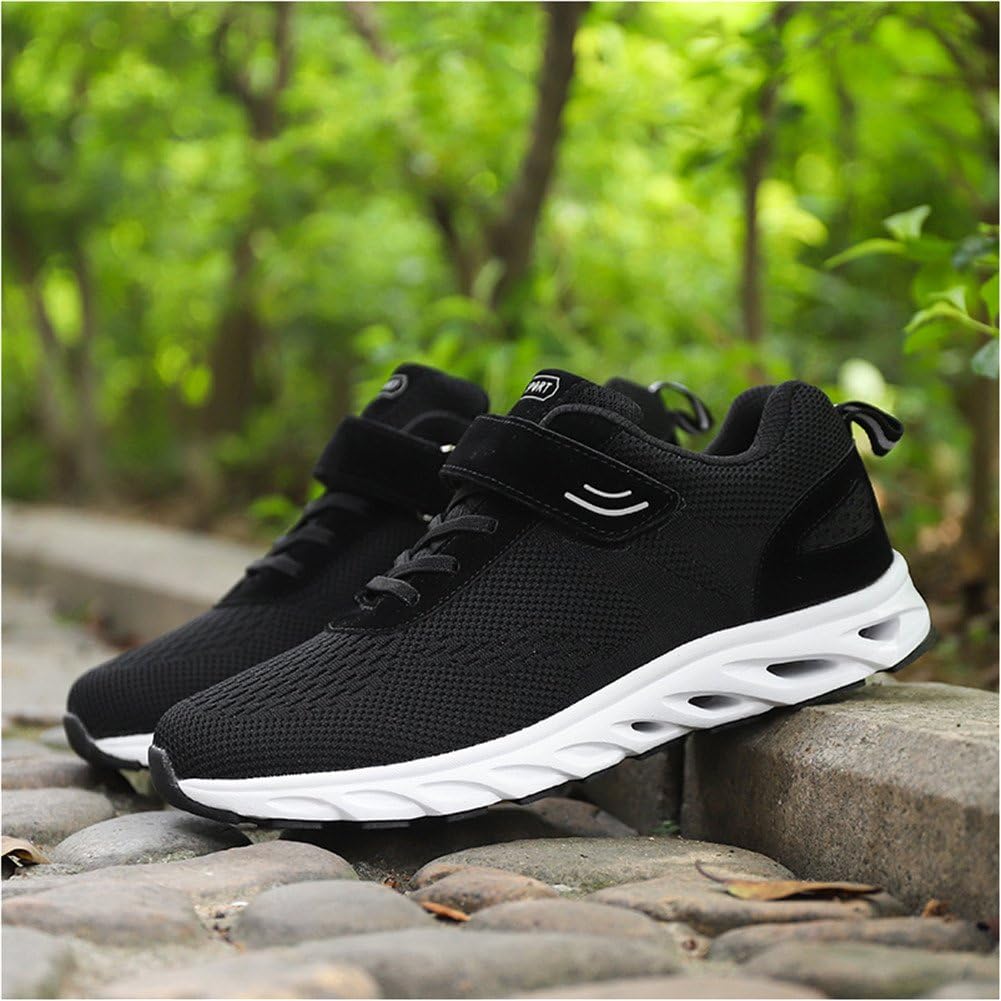 Leader Show Mens Casual Elderly Safety Walking Shoes Light Weight Strap Comfort Sneakers