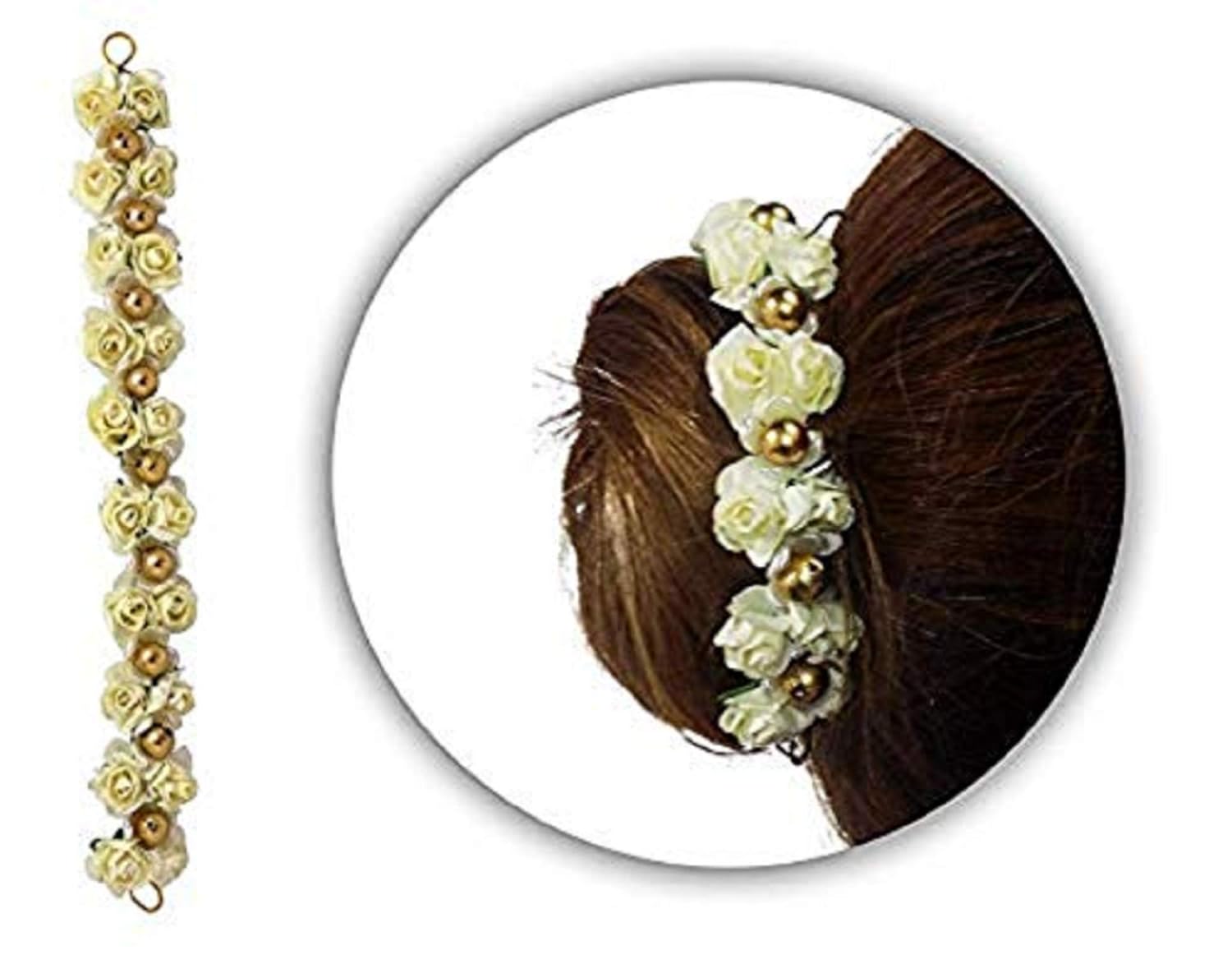 Buy Raaya Wedding Bun Hair Accessory Gajra For Hair For Girls And