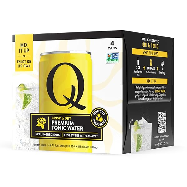 Q MIXERS TONIC WATER, PREMIUM COCKTAIL MIXER MADE...