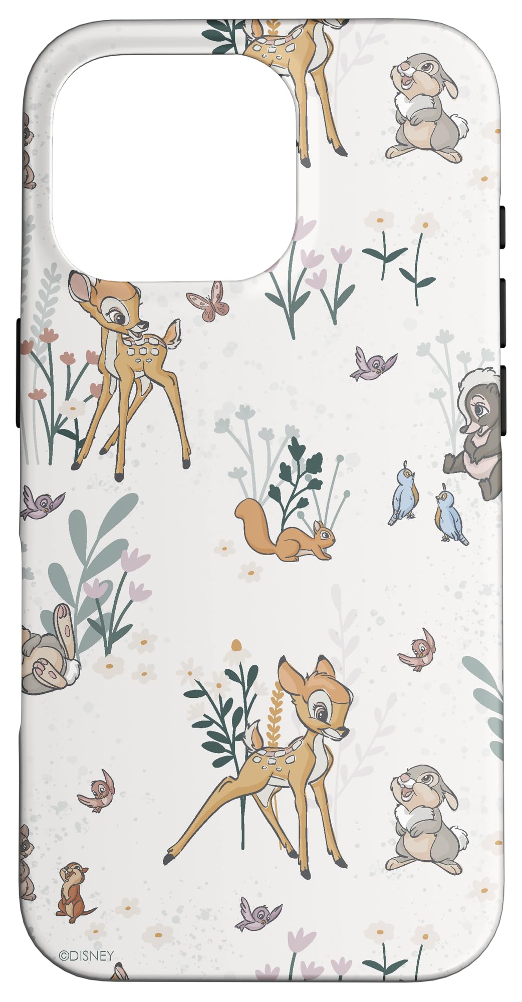 Disney Bambi and Thumper Floral Case for iPhone 16 Pro