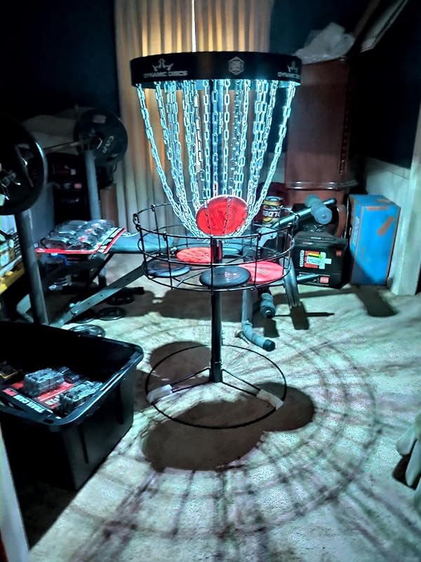 GlowCity LED Lights for Disc Golf Basket Happy Camping Mama