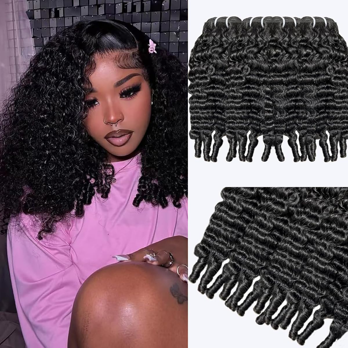 burmese curly bundles human hair 4pcs 10 10 10 10 inch raw curly human hair bundles with spiral ends