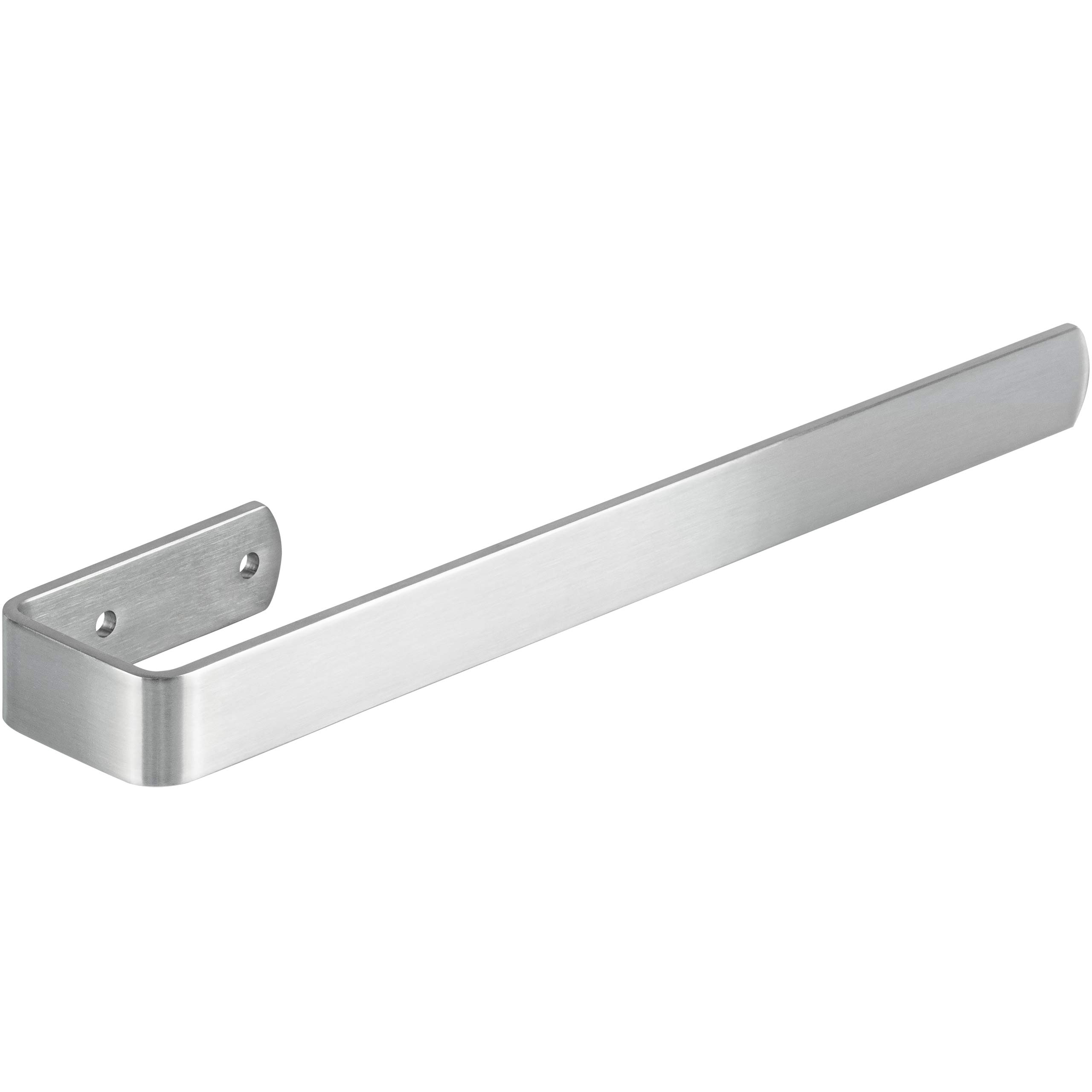 Gedotec Towel Holder, Extendable Bath Handtowel Rod - Model, 1 Piece, Stainless Steel Matte Brushed, Wall Mounted, Chrome Plated Polished, Bath Towel Holder with Mounting Material