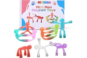 SUPINEEDO 10Pcs Magnet Men, Magnetic People,Fun Fridge Magnets,Magnetic Fidget Toys for Kids,Plane,Classroom,Restaurant,Cute Magnetic Sensory Toys