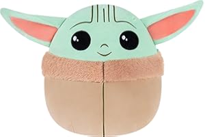 Squishmallows Original 12in “Star Wars” Grogu Plush (Medium-Sized)