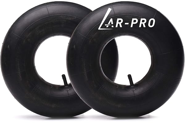 (2-Pack) AR-PRO 15x6.00-6" Inner Tubes with TR-13 Straight Valve Stem - Replacement Lawn Mower Tire Tubes with TR13 Straight
