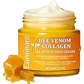 All In One Collagen Bee Venom Cream, 2026 Natural Bee Venom Skin Treatment Cream - Infused with Organic Bee Venom Serum, Hyaluronic Acid and Peptides | Intense Lifting, Hydration & Wrinkle Care