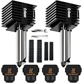 2-Pack for Bambu Lab A2L/A1 Mini A1 Hotend Kit 0.4mm &ndash; Hardened Steel Nozzle with Magnetic Quick-Swap &amp; All-Metal Heat Break, 350&deg;C High Temp, Includes 4 Silicone Socks &amp; A2L/A1/A1 Mini Nozzle Wipers