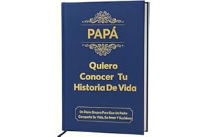 XKFCFC Papá, Quiero Conocer tu Historia De Vida (Tapa dura): Regalos sentimentales para hombres – Perfectos para cumpleaños, Día de Acción de Gracias, Día del Padre y Navidad