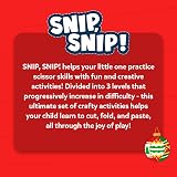 Skillmatics Snip Snip Scissor Skills Activity Book with 2 Child-Safe Scissors view 8