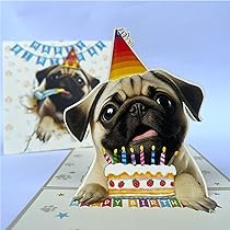 Old English Co. - Tarjeta De Cumpleaños Con Diseño De Perro