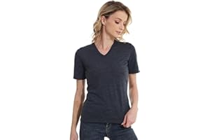 MERINNOVATION Women's Merino Wool T-Shirt Short Sleeve Athletic Tee Wicking Base Layer(Wool Face Mask Included)
