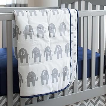 elephant crib comforter