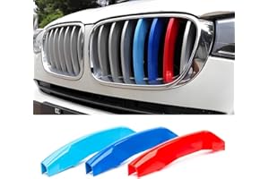 IIKSDII Front Grill Insert Trim Strips for 2011-2017 X3 F25 X4 F26 Exact Fit Accessories Motorsport Strips Cover