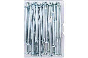 ELOOGAA 30pcs 2-3/4 inches Wall Nails,Galvanized Hardware Nails,Good Hardness Wall Nails for Hanging Pictures