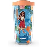 Tervis Disney - Moana Adventurer Made in USA Double Walled Insulated Tumbler Travel Cup Keeps Drinks Cold & Hot, 16oz, Classic