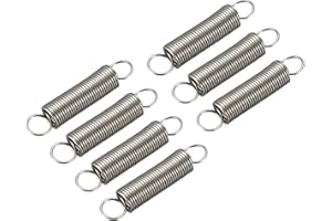 METALLIXITY Extension Spring (0.5x5x25mm/0.02"x0.2"x0.98") 15Pcs, Stainless Steel Tension Spring Wire - for Home Repair Construction Machinery