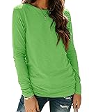 Sherosa Tshirts Shirts for Women Long Sleeve Cotton