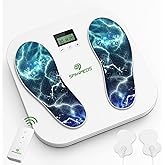 SPA4PIEDS Transcutaneous Electrical Nerve Stimulator, Foot Massager for Neuropathy, TENS EMS for Pain Relief, 10 Modes and 20 Levels with Remote Control, Relieve Cramps, Plantar Fasciitis, Gifts