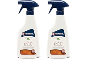 Guardsman Clean & Polish For Wood Furniture - Woodland Fresh - 16 oz Spray - Silicone Free, UV Protection - 461100 Pack of 2