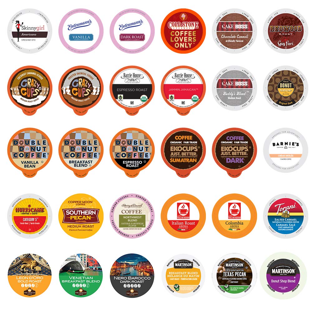Coffee Variety Sampler Pack for Keurig K-Cup Brewers (Coffee, 30)